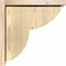 Ekena Millwork Crestline Rough Sawn Corbel w/Backplate, Douglas Fir, 8"W x 14"D x 14"H COR08X14X14CRE01RDF - alternate 2